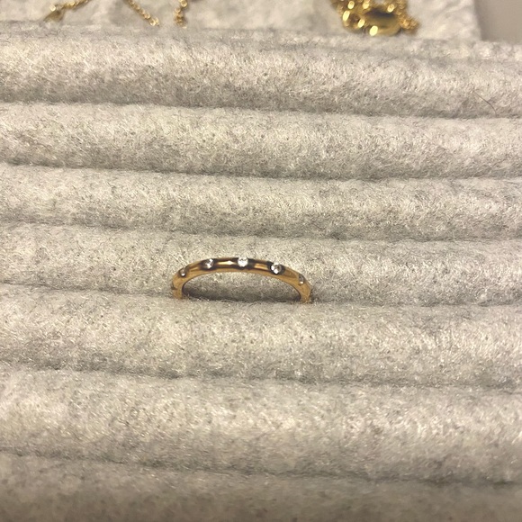 Pandora Simple Sparkling band ring in Rose Gold - Picture 3 of 3